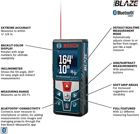 BOSCH Blaze GLM50C Laser Measure