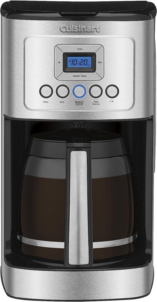 Cuisinart Coffee Maker_ 14-Cup Glass Carafe_ Fully Automatic for Brew Strength Control _ 1-4 Cup Setting_ Stainless Steel_ DCC-3200P1       