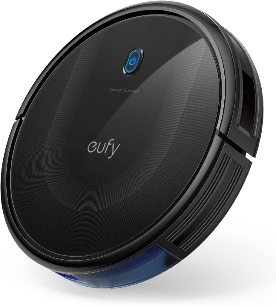 eufy BoostIQ RoboVac 11S MAX_ Robot Vacuum Cleaner_ Super Thin_ Powerful Suction_ Quiet_ Self-Charging Robotic Vacuum Cleaner_ Cleans Hard Floors to Medium-Pile Carpets_ Black  