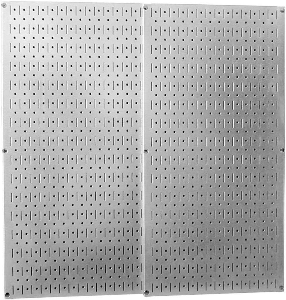 Wall Control 30-P-3232GV Galvanized Steel Pegboard Pack