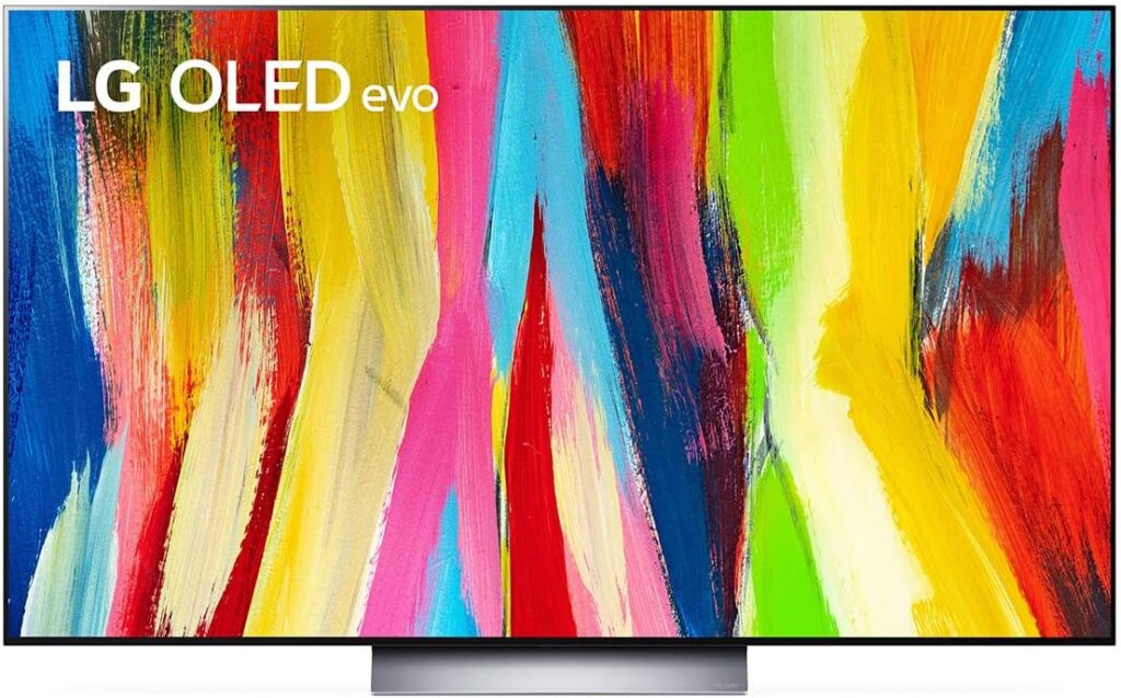 LG C2 Series 65-Inch Class OLED evo Smart TV OLED65C2PUA_ 2022 - AI-Powered 4K TV_ Alexa Built-in_ Dark Silver-productor-mockup