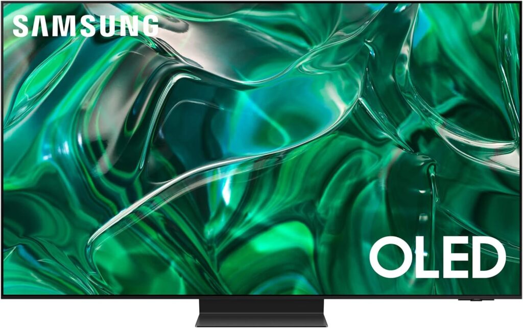 SAMSUNG 77-Inch Class OLED 4K S95C Series Quantum HDR Smart TV w/Dolby Atmos, Object Tracking Sound+, Q Symphony, Motion Xcelerator Turbo Pro, Gaming Hub, Alexa Built-in (QN77S95C, 2023 Model)